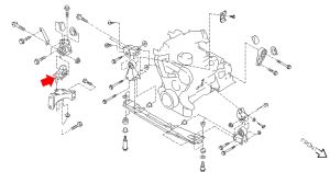 SOPORTE CAJA NISSAN QUEST 92-98